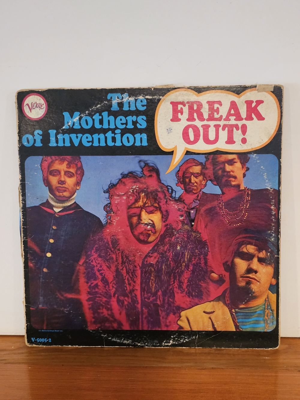 The Mothers of Invention - Freak Out! 2-LP Vinyl (1966, Verve) Original Blue